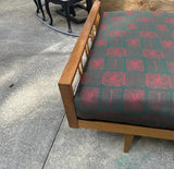 Wooden Mid-Century Modern Daybed With Original Cushions, Made in Germany
