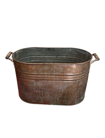 Large Copper Industrial Bucket