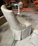 Pair of Gray Upholstered Side Chairs