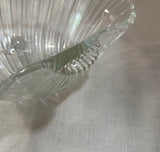 Large Glass Shell Serving Bowl