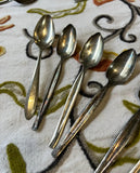 Collection of Silver Rough Edged Spoons- Set of 7
