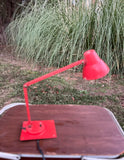 Vintage Cherry Red Desk Lamp