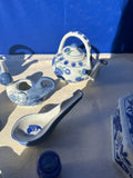 Collection of Blue and White Asian Serving Dishes