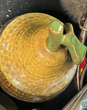 Ceramic Painted Pear Cookie Jar