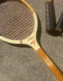 Collection of Vintage Slazenger Wooden Tennis Rackets