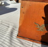 Vintage Eagle Ice Box With Lid