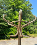 Blond Bentwood Hat Coat Rack