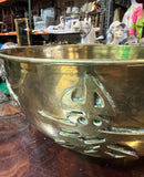 Round Brass Asian Style Bowl
