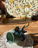 Large Open Mouth Ceramic Fish Bowl Wall Hanging
