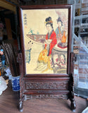 Wooden Asian Woman Work of Art