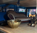 Brass Bamboo Bowl and Lotus Scalloped Bowl