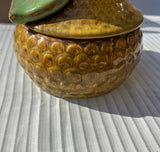 Ceramic Painted Pear Cookie Jar