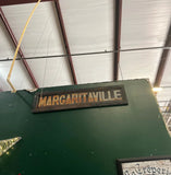 Large Metal Framed Margaritaville Sign