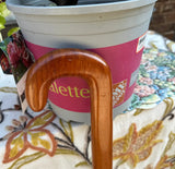 Hand Carved Wooden Sleek Style Cane