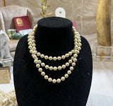 Vintage Layered Pearl Necklace