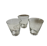 Trio of Simple Wide Rimmed Glasses