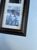 Skinny Double Picture Frame With Vintage Photos