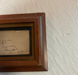 Vintage Handwritten Quote, Signed and Framed