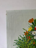 Boho Vintage Bright Flowers, Painting