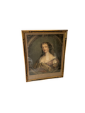 La Belle Hamilton Mezzotint, Framed