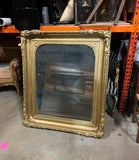 1970s Gold Oversized Ornate French Beveled Mirror