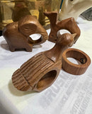Collection of Wooden Animal Napkin Rings