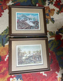 Pair of Civil War Framed Prints