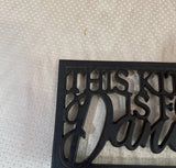 Black Cast Iron Kitchen Decor and Trivet