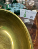 Round Brass Asian Style Bowl