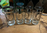 Collection of Silver 25th Anniversary Cups- Set of 4