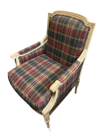 Highland House Red and Blue Chair