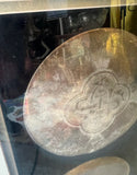 Christogram Framed Brass Medallions