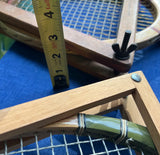 Vintage Trio of Spalding and Slazenger Wooden Tennis Rackets With Guards