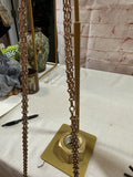 Gold Flat Mellow World Crossbody Purse With Buckle