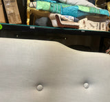 Gray Modern Tufted Full Size Headboard