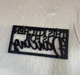 Black Cast Iron Kitchen Decor and Trivet