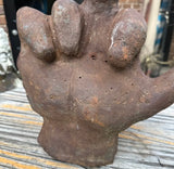 Small and Heavy Bronze Middle Finger Sculpture