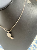 Silver Nephritis Pendant Necklace