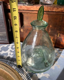 Vintage Green Glass Mosquito Trap