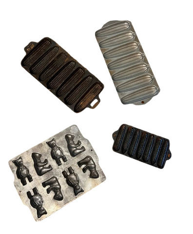 Collection of Cast Iron Pan Molds- Set of 4