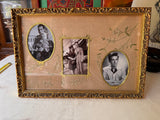 Vintage Three-in-One Gold Picture Frame