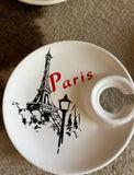 Collection of City Ceramic Plates- Set of 8