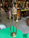 Vintage Brass Fireplace Tools and Holder