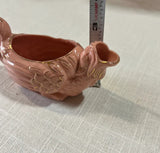 Lemon Gravy Pink Ceramic Boat