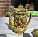 Ceramic Green Eagle Kitchen Set