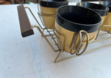 Mid Century Vintage, Coffee Set With Display Tray