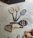 Collection of Vintage Björn Borg Tennis Rackets With Cover and Guard