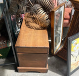 Small Wooden Rustic Style Storage Trunk