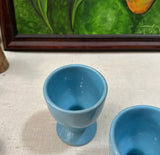 Collection of Blue Ceramic Cups- Set of 4