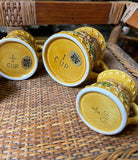 Set of Ceramic Americana Measuring Cups With Eagle Accents